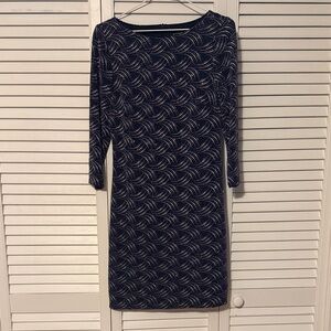 JH Evenings Elegant Navy Sparkly Rhinestone Dress size 6